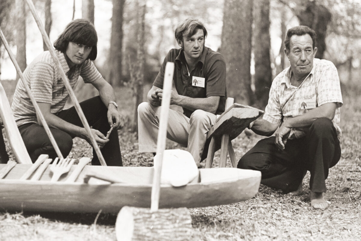 Ethermur Spivey and Sons, Dugout Canoe Making