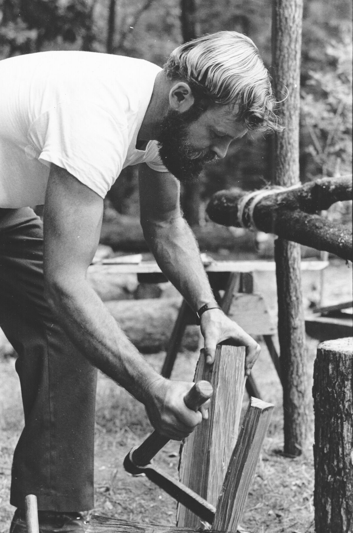 Peter Gott, Log Cabin Construction